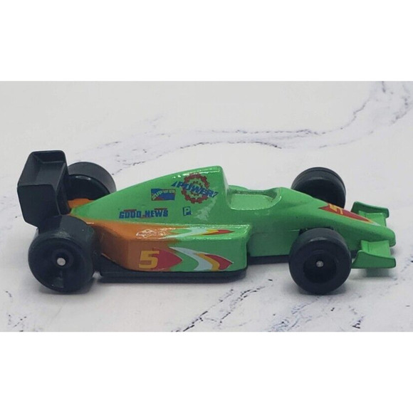 Vintage Retro Green Indy Racing Car Hot Rod Collectible Green Good - Picture 3 of 7